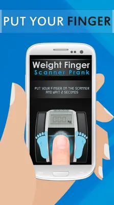 Weight Finger Scanner Prank android App screenshot 2